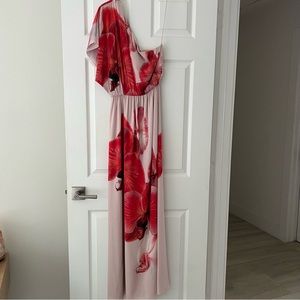 Alice + Olivia Silk Floral Maxi Dress